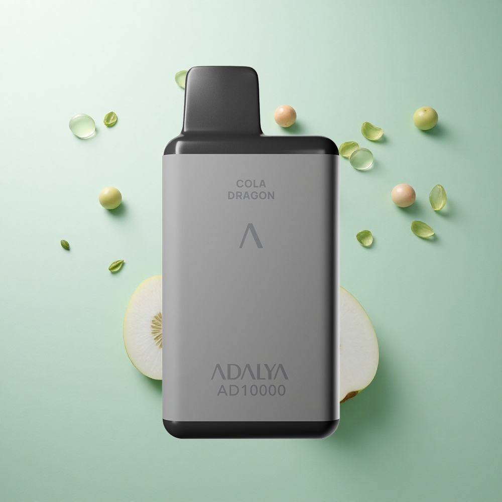 Adalya AD 10000 Ментова Точка - алуминиева тръба, 14 мл е-течност, 2% никотин