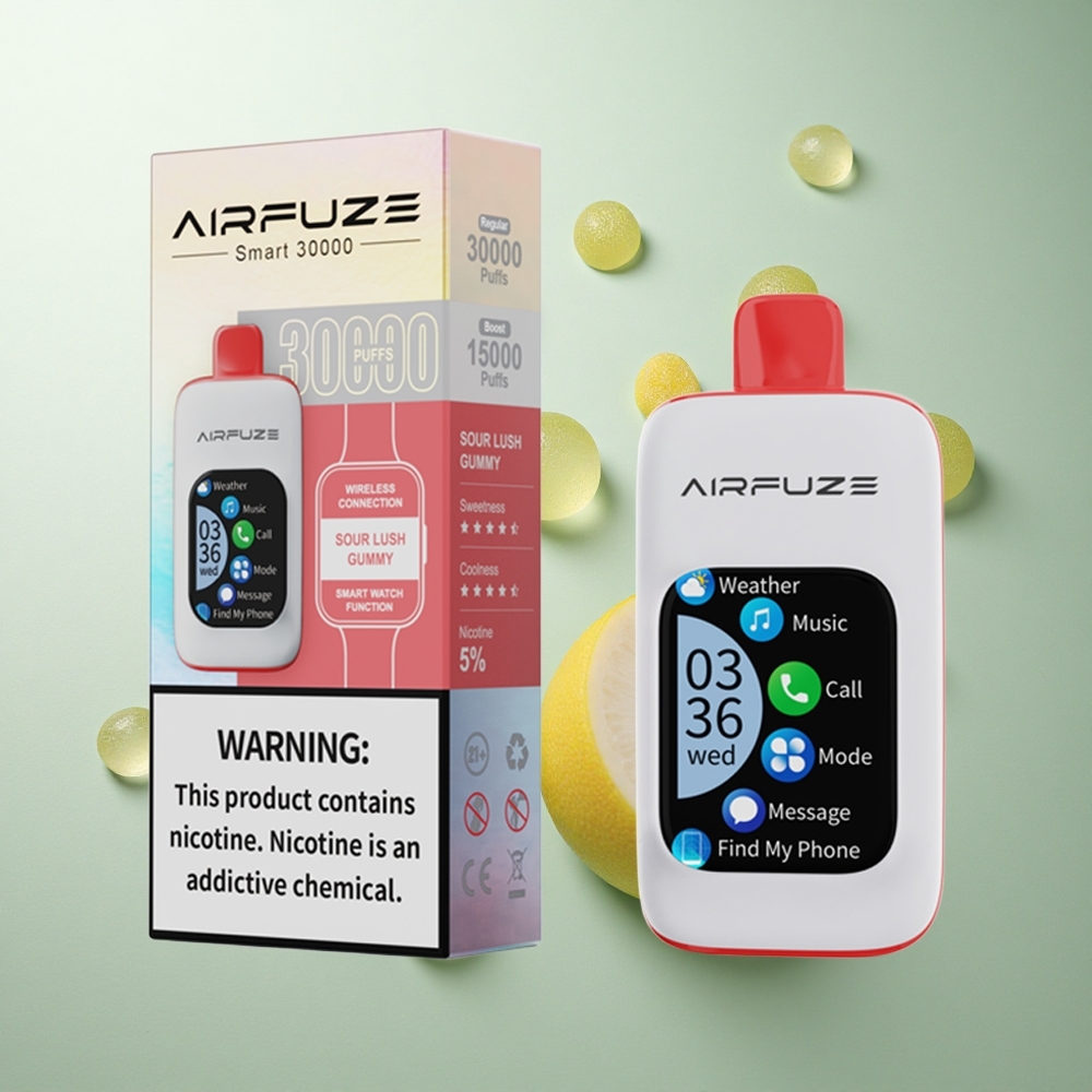 AirFuze Smart 30000 Кисела Сочна Гуменичка 5% никотин Type-C