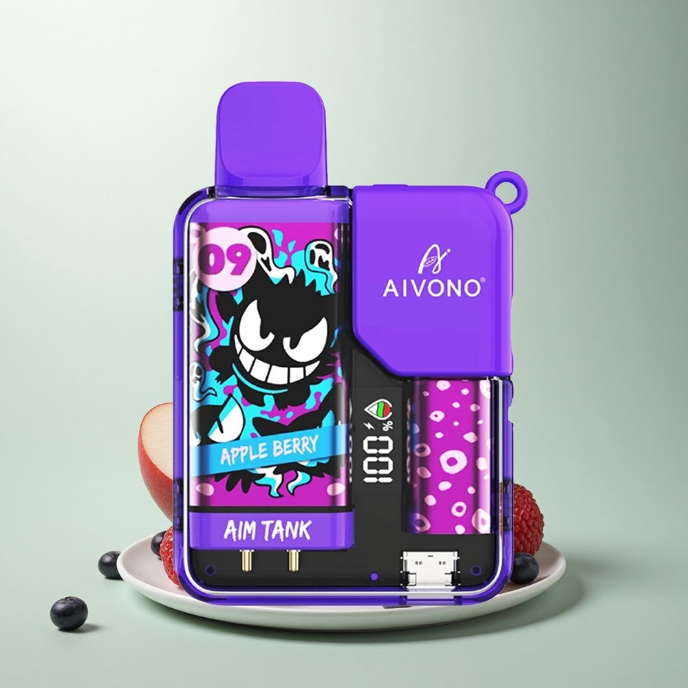 Aivono Aim Tank 9500 Ябълкова Боровинка 650mAh 18ml Никотин 5%