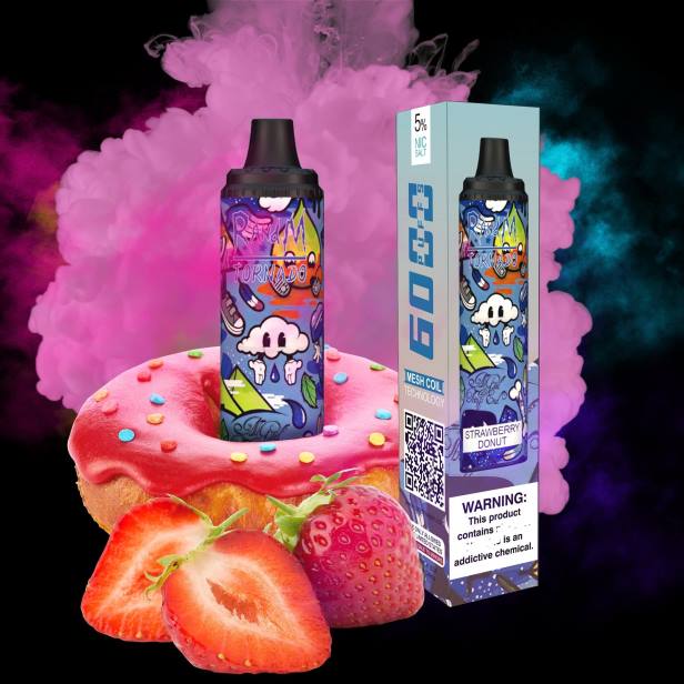 NJ6J280 - tornado vape BG - RandM Tornado 6000 устройство за контрол на въздушния поток 1бр пина колада ром