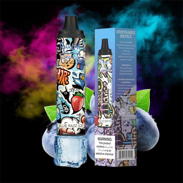 NJ6J280 - tornado vape BG - RandM Tornado 6000 устройство за контрол на въздушния поток 1бр пина колада ром