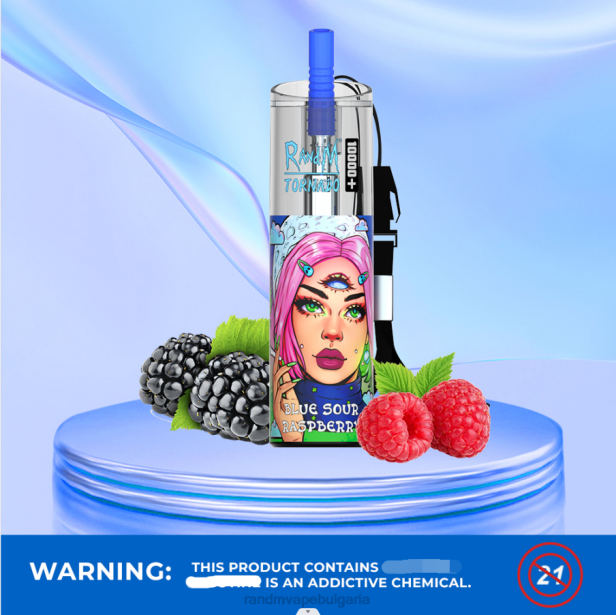 NJ6J79 - RandM tornado best flavour - RandM Tornado 10000 плюс вейп устройство за контрол на въздушния поток 1 бр ягода диня