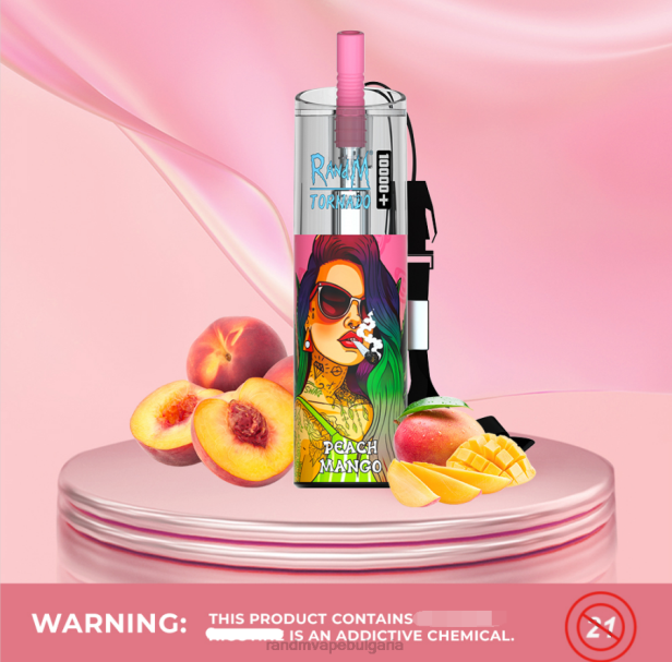 NJ6J79 - RandM tornado best flavour - RandM Tornado 10000 плюс вейп устройство за контрол на въздушния поток 1 бр ягода диня
