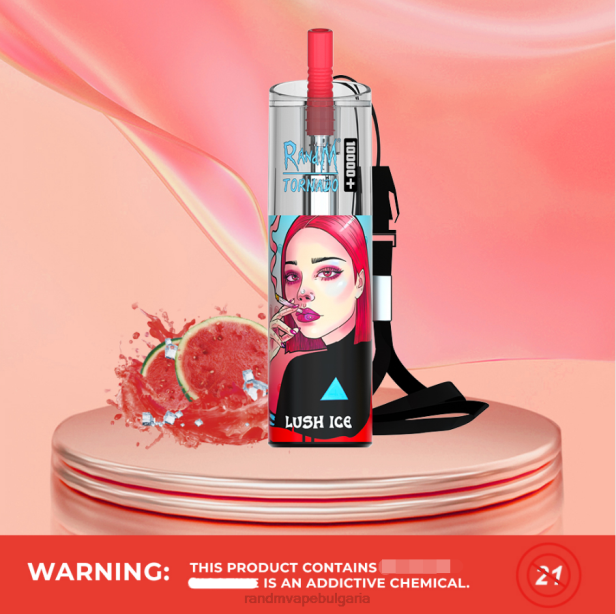 NJ6J80 - tornado vape BG - RandM Tornado 10000 плюс вейп устройство за контрол на въздушния поток 1 бр червена ябълка лимон