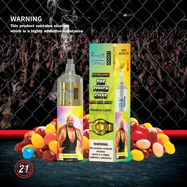 NJ6J109 - RandM tornado best flavour - RandM Tornado 10000 вейп устройство за контрол на въздушния поток 1 бр гроздов лед
