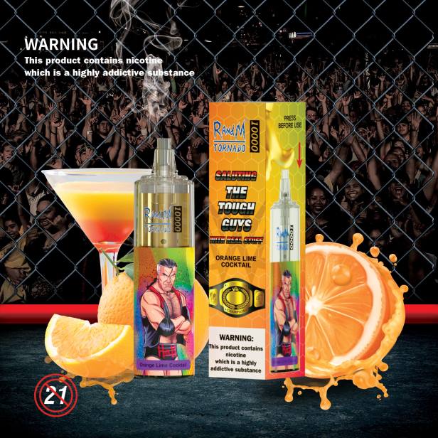 NJ6J109 - RandM tornado best flavour - RandM Tornado 10000 вейп устройство за контрол на въздушния поток 1 бр гроздов лед