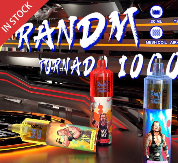 NJ6J110 - tornado vape BG - RandM Tornado 10000 вейп устройство за контрол на въздушния поток 1 бр ментов ментол