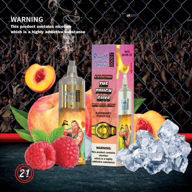 NJ6J110 - tornado vape BG - RandM Tornado 10000 вейп устройство за контрол на въздушния поток 1 бр ментов ментол