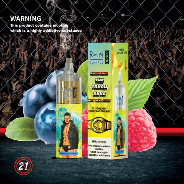 NJ6J110 - tornado vape BG - RandM Tornado 10000 вейп устройство за контрол на въздушния поток 1 бр ментов ментол