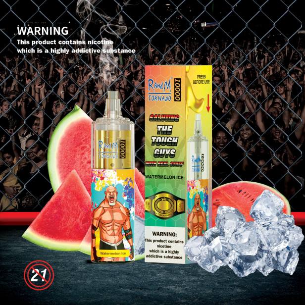 NJ6J110 - tornado vape BG - RandM Tornado 10000 вейп устройство за контрол на въздушния поток 1 бр ментов ментол