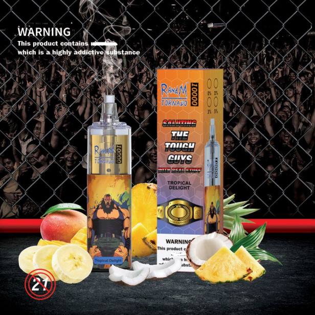 NJ6J110 - tornado vape BG - RandM Tornado 10000 вейп устройство за контрол на въздушния поток 1 бр ментов ментол