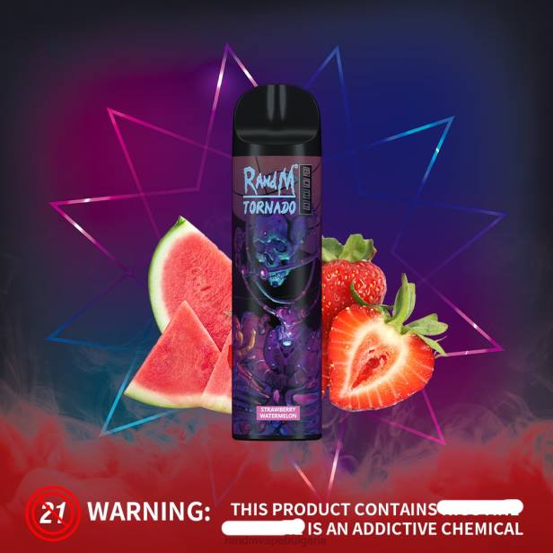 NJ6J240 - tornado vape BG - RandM Tornado 8000 вейп устройство за контрол на въздушния поток 1бр кисела ябълка