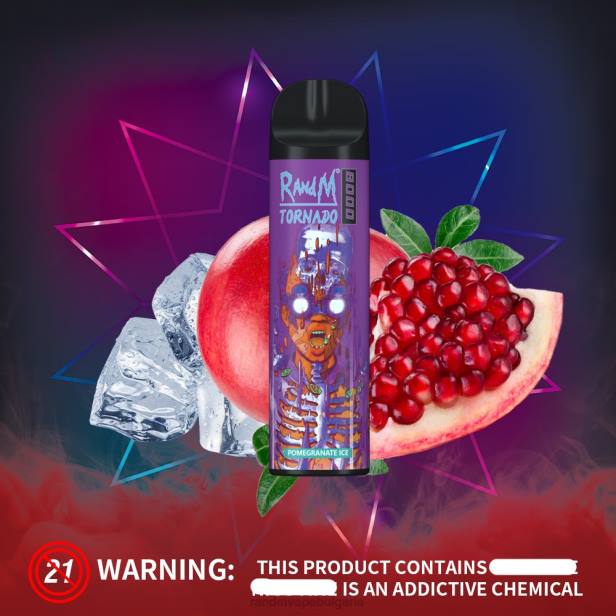 NJ6J240 - tornado vape BG - RandM Tornado 8000 вейп устройство за контрол на въздушния поток 1бр кисела ябълка