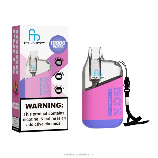 NJ6J100 - tornado vape BG - Fumot Original RandM Tornado Box 10000 вейп устройство за контрол на въздушния поток 1 бр кола лед