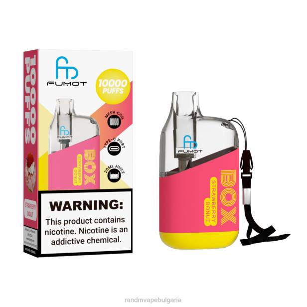 NJ6J100 - tornado vape BG - Fumot Original RandM Tornado Box 10000 вейп устройство за контрол на въздушния поток 1 бр кола лед
