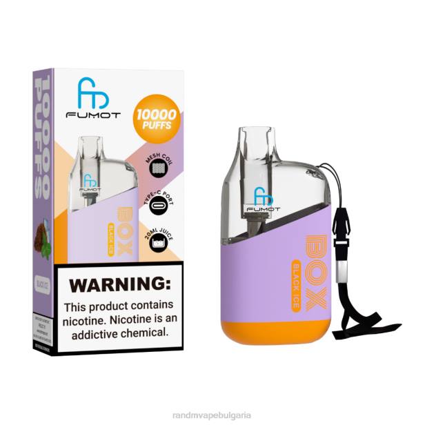 NJ6J100 - tornado vape BG - Fumot Original RandM Tornado Box 10000 вейп устройство за контрол на въздушния поток 1 бр кола лед