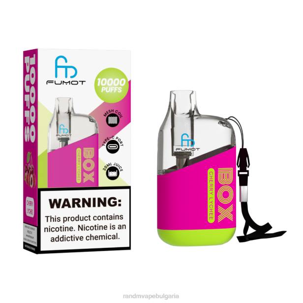 NJ6J100 - tornado vape BG - Fumot Original RandM Tornado Box 10000 вейп устройство за контрол на въздушния поток 1 бр кола лед