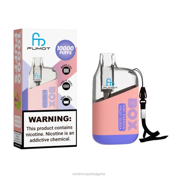 NJ6J100 - tornado vape BG - Fumot Original RandM Tornado Box 10000 вейп устройство за контрол на въздушния поток 1 бр кола лед