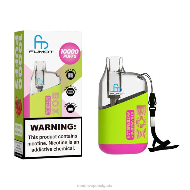 NJ6J101 - RandM vape Bulgaria - Fumot Original RandM Tornado Box 10000 вейп устройство за контрол на въздушния поток 1 бр тютюн мента