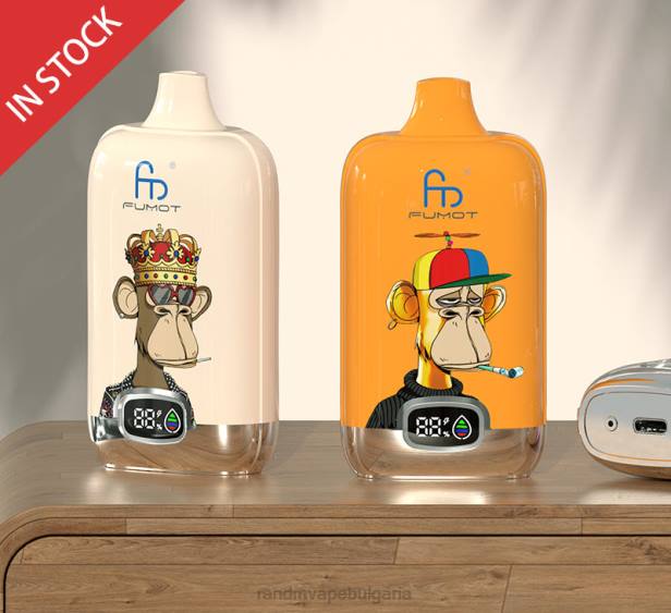 NJ6J8 - RandM vape store - Fumot Original RandM Digital Box 12000 батерии и вейп устройство с течен дисплей череша