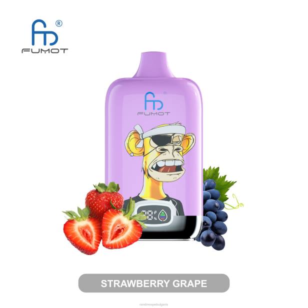 NJ6J8 - RandM vape store - Fumot Original RandM Digital Box 12000 батерии и вейп устройство с течен дисплей череша